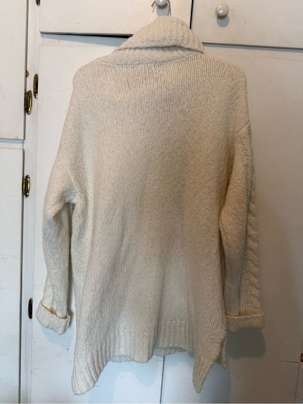 Smartwool Cozy Cream Cable Knit Turtleneck Sweater - Women's - Picture 4 of 5